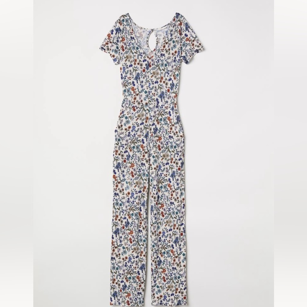 H&M Floral Jumpsuit